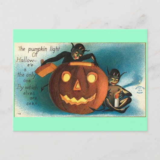 Gremlin Goblin  Pumpkin Briefkaart (Voorkant)