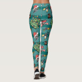 Gremlins | Cute Comic-kerstpatroon Leggings (Achterkant)