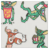 Gremlins™ Sticker Fun Pattern Stof (Close Up)