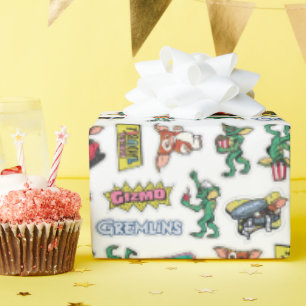 Gremlins™ Sticker Plezier Patroon Cadeaupapier