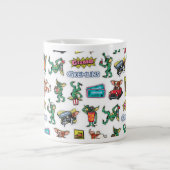 Gremlins™ Sticker Plezier Patroon Extra Grote Beker (Voorkant)