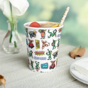 Gremlins™ Sticker Plezier Patroon Papieren Bekers