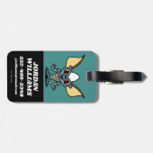 Gremlins | Stripe Cute Comic Character Bagagelabel (Achterkant horizontaal)
