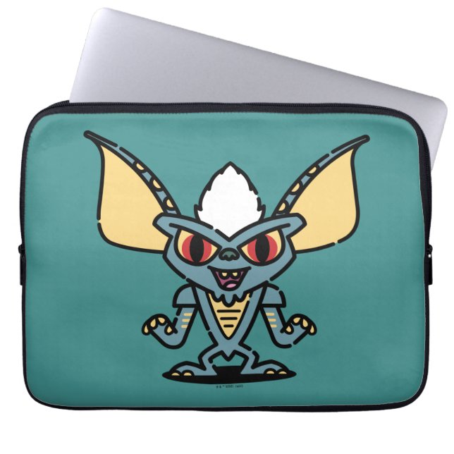 Gremlins | Stripe Cute Comic Character Laptop Sleeve (Voorkant)
