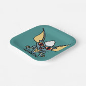 Gremlins | Stripe Cute Comic Character Papieren Bordje (Gebogen)