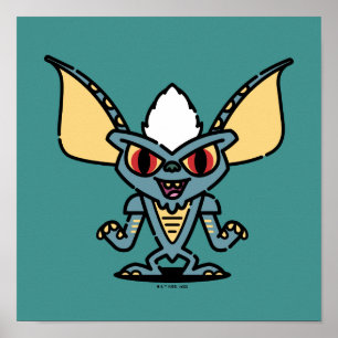 Gremlins Stripe Cute Comic Character Poster