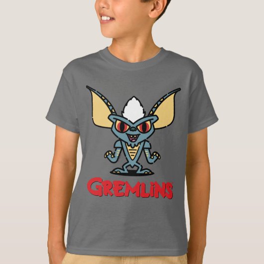 Gremlins | Stripe Cute Comic Character T-shirt (Voorkant)