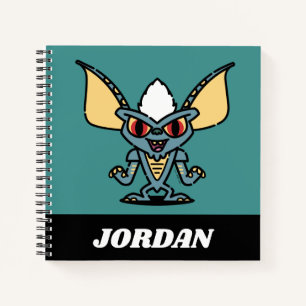 Gremlins Stripe Cute Comic Jouw namen toevoege Notitieboek