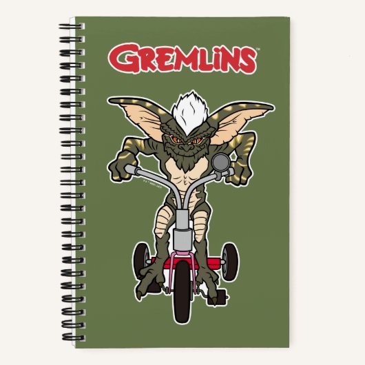 Gremlins | Stripe Riding Tricycle Notitieboek (Voorkant)