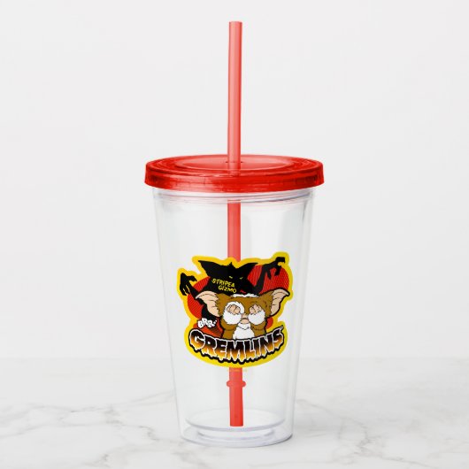 Gremlins | Stripe Scaring Gizmo Acryl Drinkbeker (Voorkant)