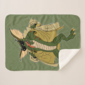 Gremlins | Stripe tapijtflits Sherpa Deken (Voorkant (horizontaal))