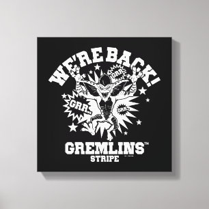 Gremlins Stripe We zijn terug Canvas Afdruk