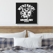 Gremlins | Stripe We zijn terug Canvas Afdruk (Insitu (Slaapkamer))
