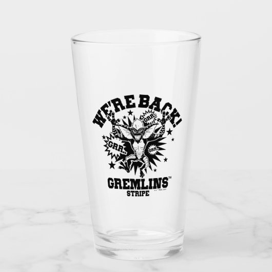 Gremlins | Stripe We zijn terug Glas (Voorkant)