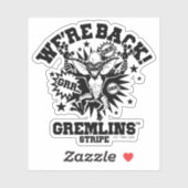 Gremlins | Stripe We zijn terug Sticker (Vel)
