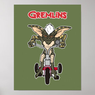 Gremlins   Tricycle voor het strepen Poster