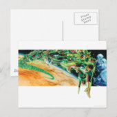 Gren Lantaarns vliegen in de ruimte Briefkaart (Voorkant / Achterkant)