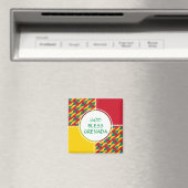 GRENADA Aangepaste Patriottische GOD ZEGEN Koelkas Magneet (Insitu (Vaatwasser))