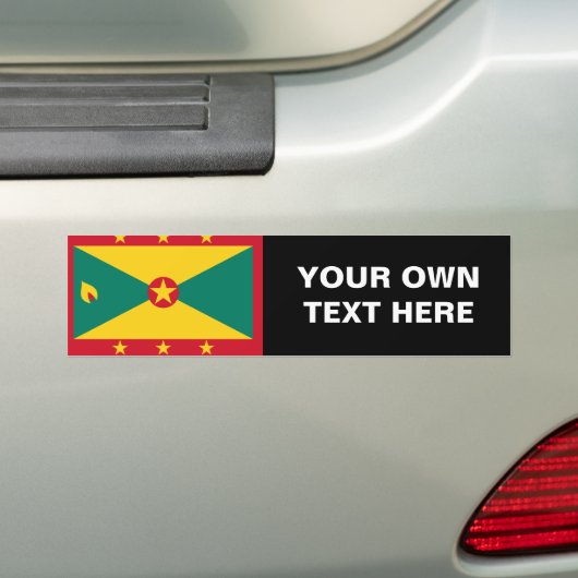 Grenada Bumpersticker (Op auto)