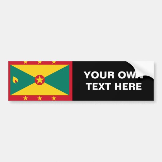 Grenada Bumpersticker (Voorkant)