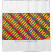 GRENADA CARRIACOU  scripts Douchegordijn (Voorkant)