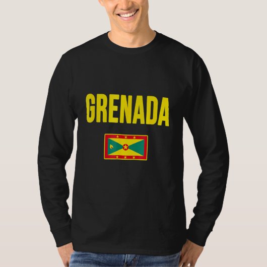 Grenada Flag 1 T-shirt (Voorkant)