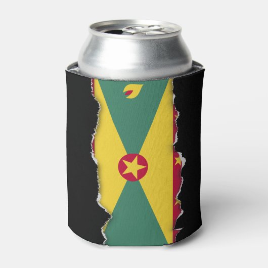 Grenada Flag Blikjeskoeler (Blikje Voorkant)