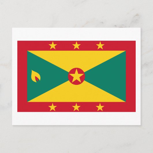 Grenada Flag Briefkaart (Voorkant)