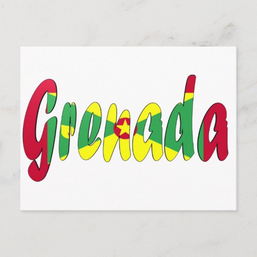 Grenada Flag Briefkaart (Voorkant)