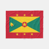 Grenada Flag Fleece Deken (Voorkant (Horizontaal))