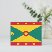 Grenada Flag GD Briefkaart (Staand voorkant)
