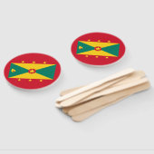 Grenada Flag Handwaaier (Niet-gemonteerd)