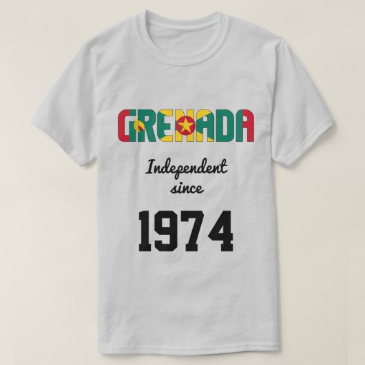 Grenada Flag Independence Celebration T-shirt (Design voorkant)