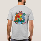 Grenada Flag Independence Celebration T-shirt (Achterkant)