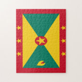 Grenada Flag Jigzaag Puzzle Legpuzzel (Verticaal)