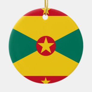 Grenada Flag Keramisch Ornament