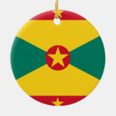 Grenada Flag Keramisch Ornament (Achterkant)