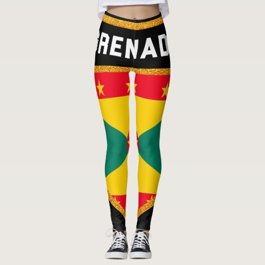 Grenada Flag Leggings (Voorkant)