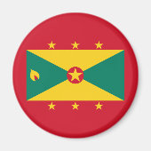 Grenada Flag Magneet (Voorkant)