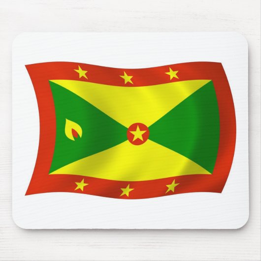 Grenada Flag Mousepad Muismat (Voorkant)