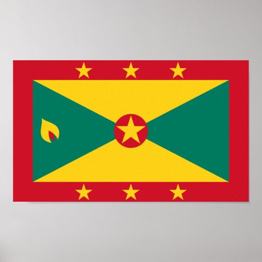 Grenada Flag Poster (Voorkant)