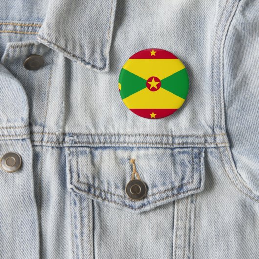 Grenada Flag Ronde Button 5,7 Cm (In situ)
