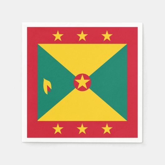 Grenada Flag Servet (Voorkant)