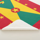 Grenada Flag Sherpa Deken (3/4)