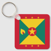Grenada Flag Sleutelhanger (Voorkant)