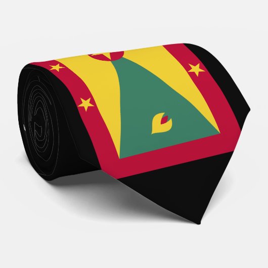 Grenada Flag Stropdas (Opgerold)