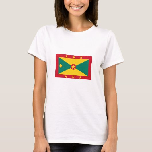 Grenada Flag T-shirt (Voorkant)