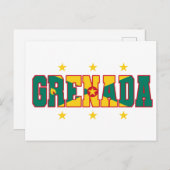 Grenada Flag Varsity Grenadian Carnaval Briefkaart (Voorkant / Achterkant)