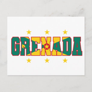 Grenada Flag Varsity Grenadian Carnaval Briefkaart