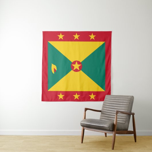 Grenada Flag Wandkleed (In situ)